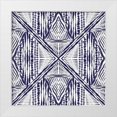 Inky Kaleidoscope II White Modern Wood Framed Art Print by Murray, Amanda