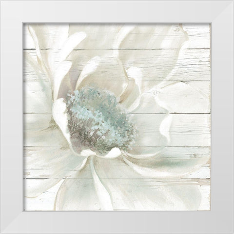 Weathered White I White Modern Wood Framed Art Print by Robinson, Carol