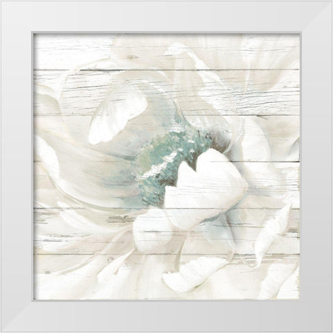 Weathered White II White Modern Wood Framed Art Print by Robinson, Carol