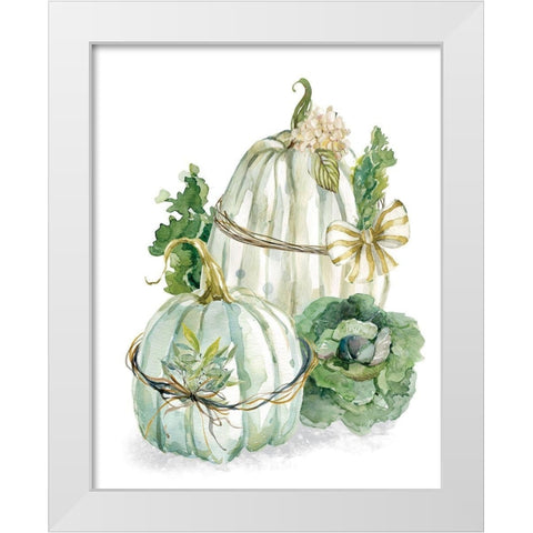 End of Summer Trio White Modern Wood Framed Art Print by Robinson, Carol