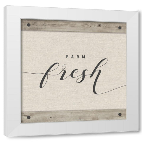 Farm Fresh White Modern Wood Framed Art Print by Murray, Amanda