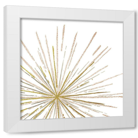 Glam Burst White Modern Wood Framed Art Print by Murray, Amanda