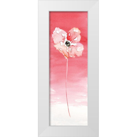 Single and Sweet I White Modern Wood Framed Art Print by Nan