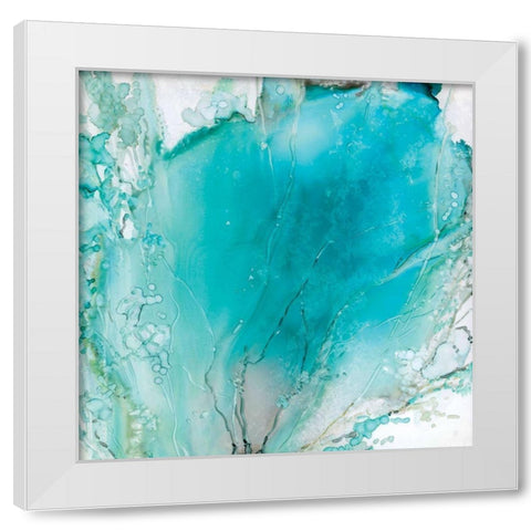 Sea Fan I White Modern Wood Framed Art Print by Robinson, Carol