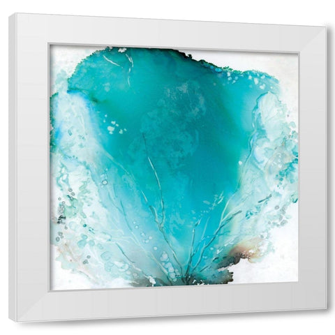 Sea Fan II White Modern Wood Framed Art Print by Robinson, Carol