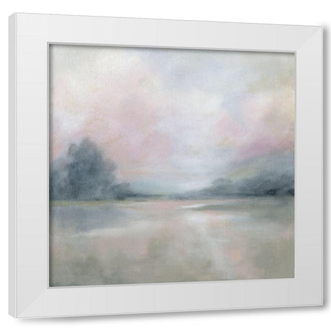By Morning Light White Modern Wood Framed Art Print by Robinson, Carol
