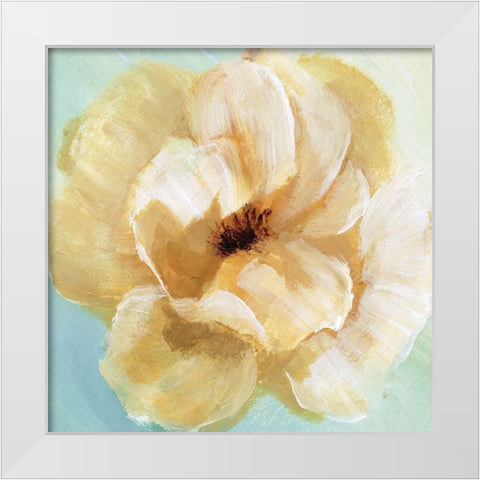 Soft Sunday II White Modern Wood Framed Art Print by Nan