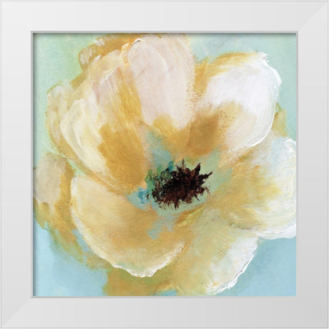 Soft Sunday III White Modern Wood Framed Art Print by Nan