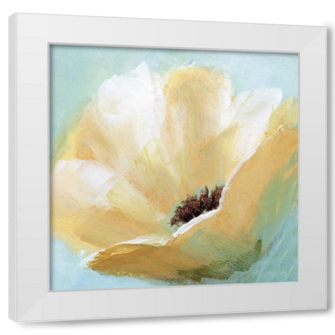 Soft Sunday IV White Modern Wood Framed Art Print by Nan