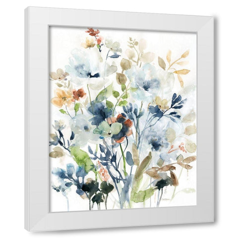 Holland Spring Mix White Modern Wood Framed Art Print by Robinson, Carol