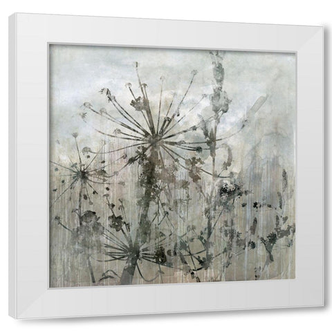 Winters Lace I White Modern Wood Framed Art Print by Robinson, Carol