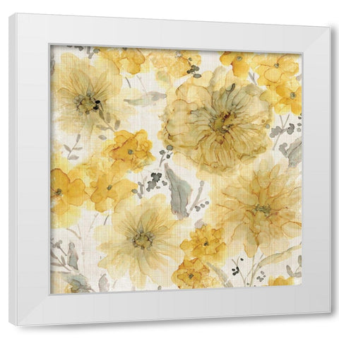 Sunshine and Linen White Modern Wood Framed Art Print by Robinson, Carol
