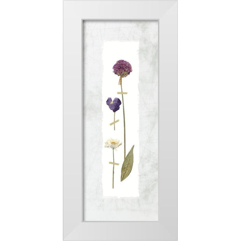 Pressed Panel I White Modern Wood Framed Art Print by Robinson, Carol