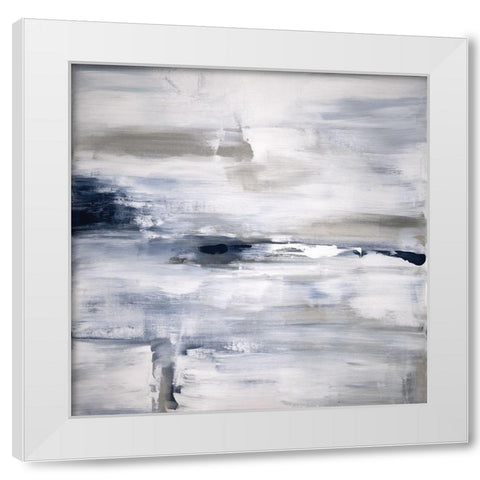 Shifting Tides I White Modern Wood Framed Art Print by Shapiro, Judith