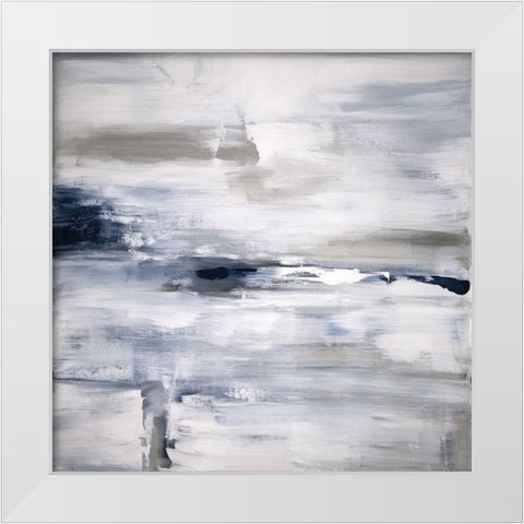 Shifting Tides I White Modern Wood Framed Art Print by Shapiro, Judith