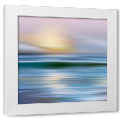 Early Morning White Modern Wood Framed Art Print by Calascibetta, Mike
