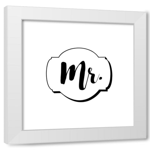 Mr. White Modern Wood Framed Art Print by Murray, Amanda
