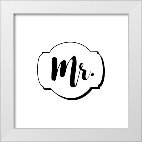 Mr. White Modern Wood Framed Art Print by Murray, Amanda