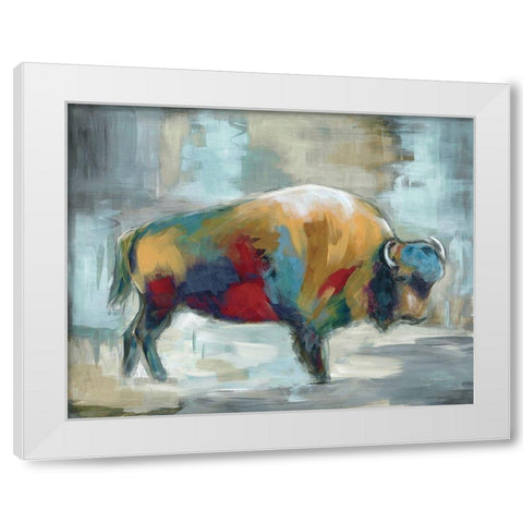 Wild and Free White Modern Wood Framed Art Print by Dunlap, Marilyn