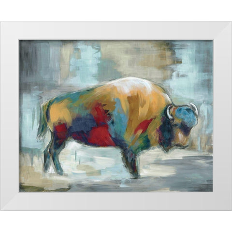 Wild and Free White Modern Wood Framed Art Print by Dunlap, Marilyn