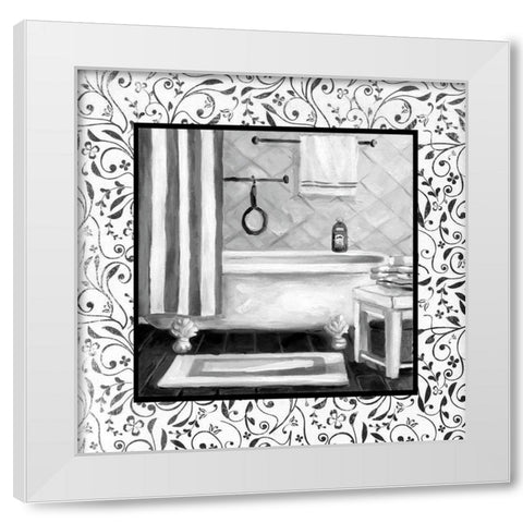 Black and White White Modern Wood Framed Art Print by Robinson, Carol
