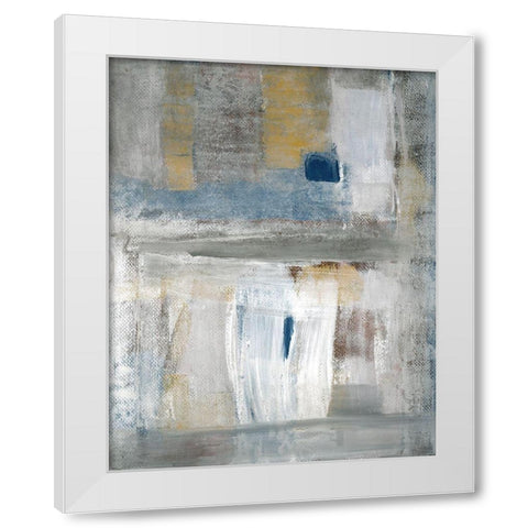 Tribeca II White Modern Wood Framed Art Print by Pattinian, Merri