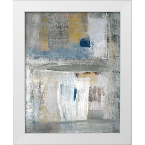 Tribeca II White Modern Wood Framed Art Print by Pattinian, Merri