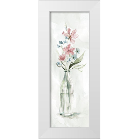 Country Charm I White Modern Wood Framed Art Print by Robinson, Carol