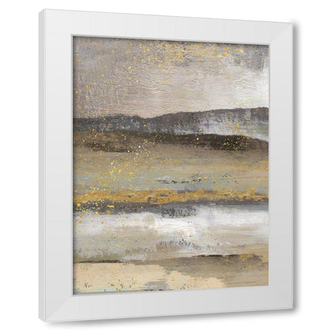 Rolling Hills Detail I White Modern Wood Framed Art Print by Nan