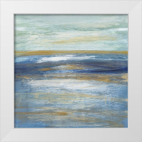 Tuscan Shore I White Modern Wood Framed Art Print by Jill, Susan