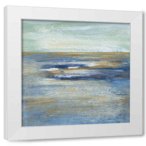 Tuscan Shore II White Modern Wood Framed Art Print by Jill, Susan