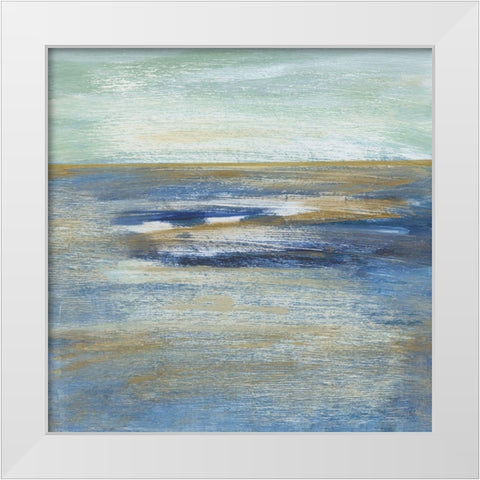 Tuscan Shore II White Modern Wood Framed Art Print by Jill, Susan