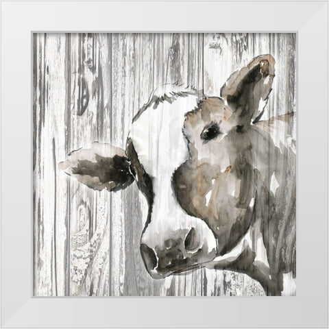 Molly White Modern Wood Framed Art Print by Nan