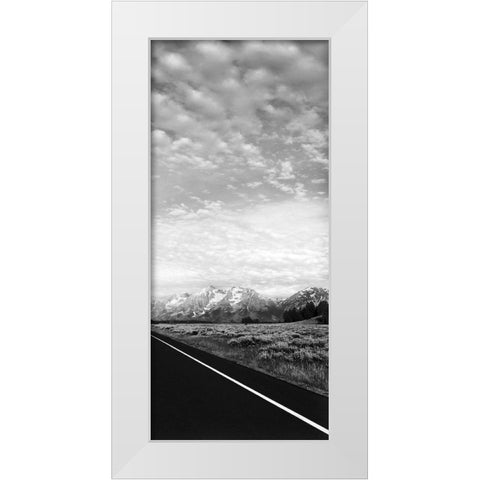Grand Teton Empty III White Modern Wood Framed Art Print by Haney, Chuck