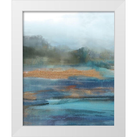 Cold Spring - Detail I White Modern Wood Framed Art Print by Jill, Susan