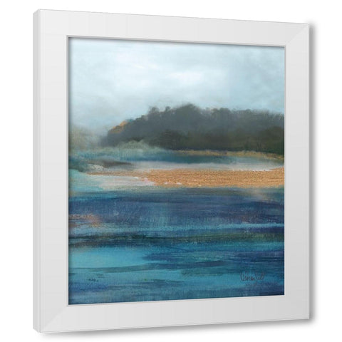 Cold Spring - Detail White Modern Wood Framed Art Print by Jill, Susan