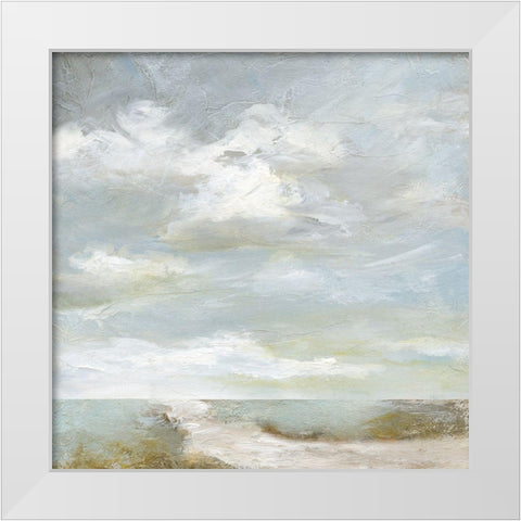 Cloudscape VI White Modern Wood Framed Art Print by Nan