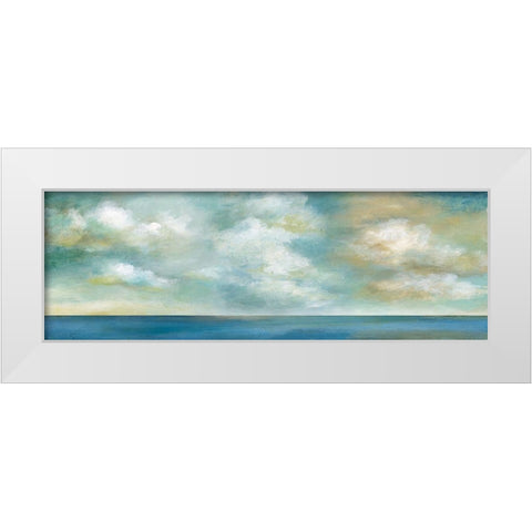 Cloudscape Vista II White Modern Wood Framed Art Print by Nan