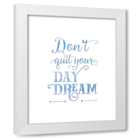 Daydream White Modern Wood Framed Art Print by Murray, Amanda