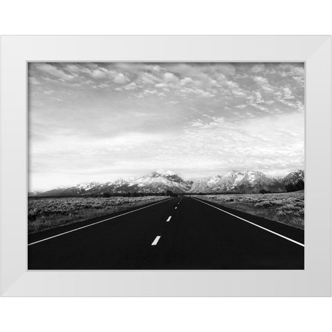 Grand Teton Empty White Modern Wood Framed Art Print by Delimont, Danita