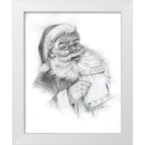 Believe White Modern Wood Framed Art Print by Manning, Ruane