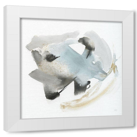 Sand and Sky I White Modern Wood Framed Art Print by Jill, Susan