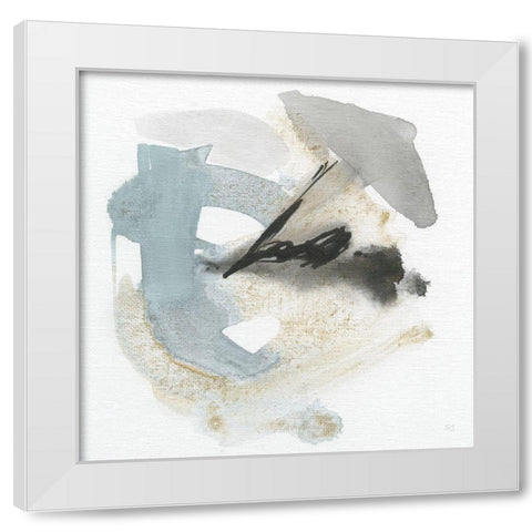Sand and Sky II White Modern Wood Framed Art Print by Jill, Susan