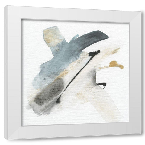 Sand and Sky III White Modern Wood Framed Art Print by Jill, Susan