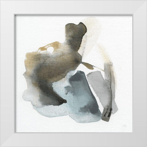 Sand and Sky IV White Modern Wood Framed Art Print by Jill, Susan