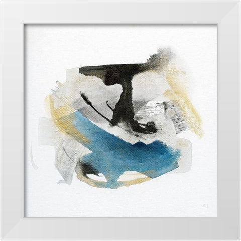 Artesian Spring III White Modern Wood Framed Art Print by Jill, Susan