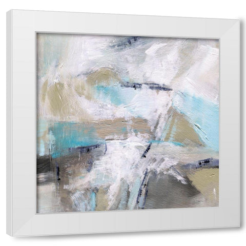 Perdendicular White Modern Wood Framed Art Print by Shapiro, Judith