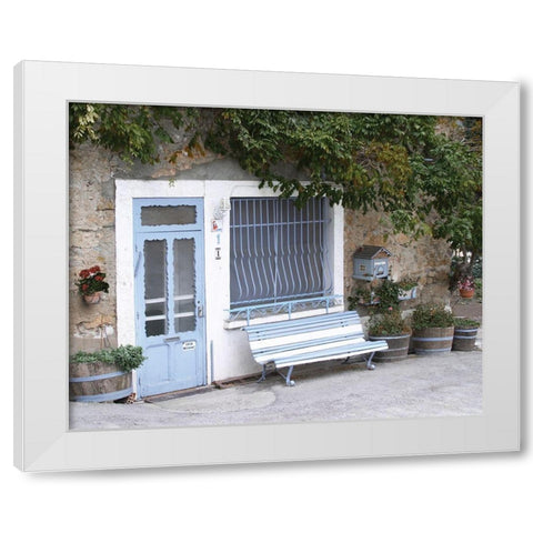 Les Corbieres White Modern Wood Framed Art Print by Delimont, Danita