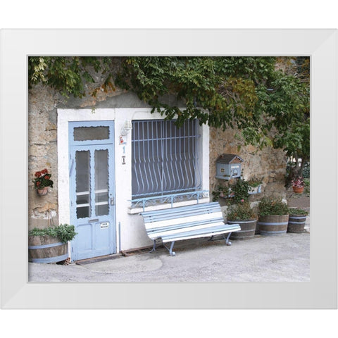 Les Corbieres White Modern Wood Framed Art Print by Delimont, Danita