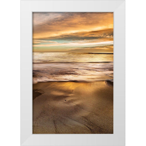 Windansea White Modern Wood Framed Art Print by Delimont, Danita